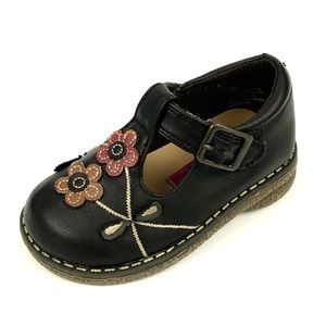 Rachael Toddler Brown T Strap Mary Janes Size 5